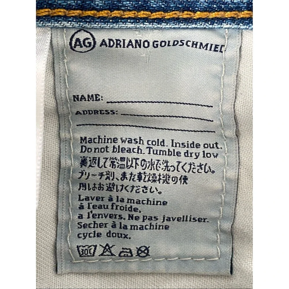 AG Adriano Goldschmied The Protege Straight Leg Jeans Men's 31/30 Medium Wash